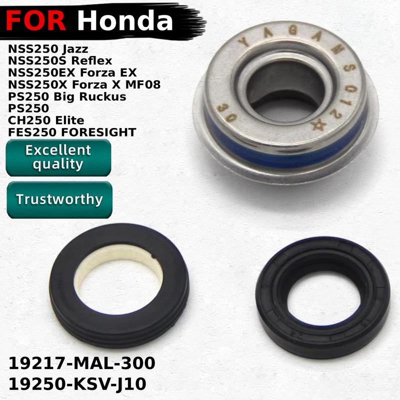 Water Pump Seals For Honda NSS250 Jazz 2001-2004 NSS250S Reflex NSS250EX Forza EX FES250 FORESIGHT 19217-MAL-300 19250-KSV-J10