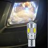 2X vícebarevný vůz T10 5630 6SMD Canbus 194 W5W Auto směrovka Boční světlo SPZ Kufr Parkovací LED kopulovité světlo na čtení