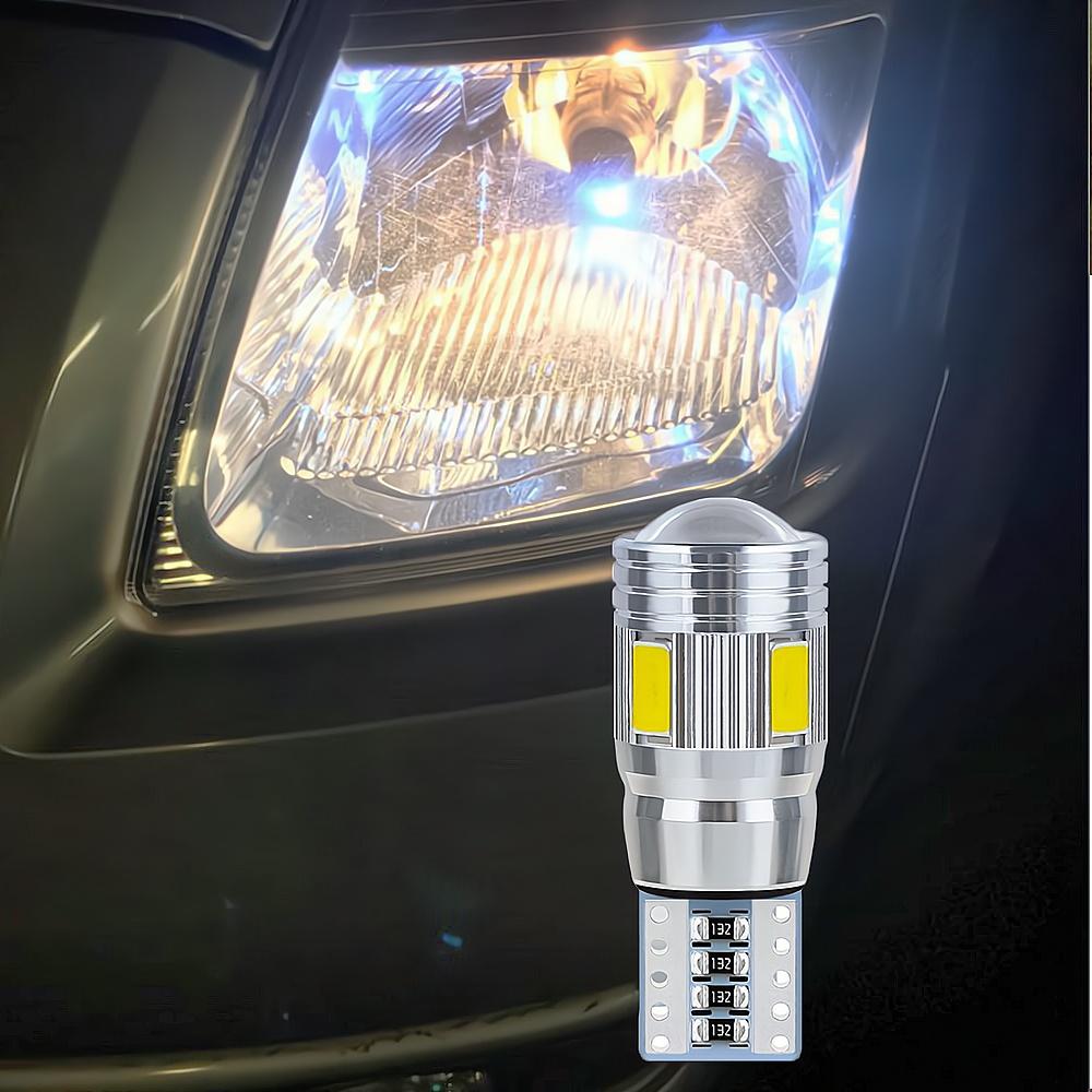 2X Multiple Color Car T10 5630 6SMD Canbus 194 W5W Auto Turn Signal Side Lamp License Plate Trunk Parking LED Dome Reading Light