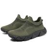 New mid-tube fly-woven upper casual shoes fashionable men's platform sports shoes lazy shoes running shoes