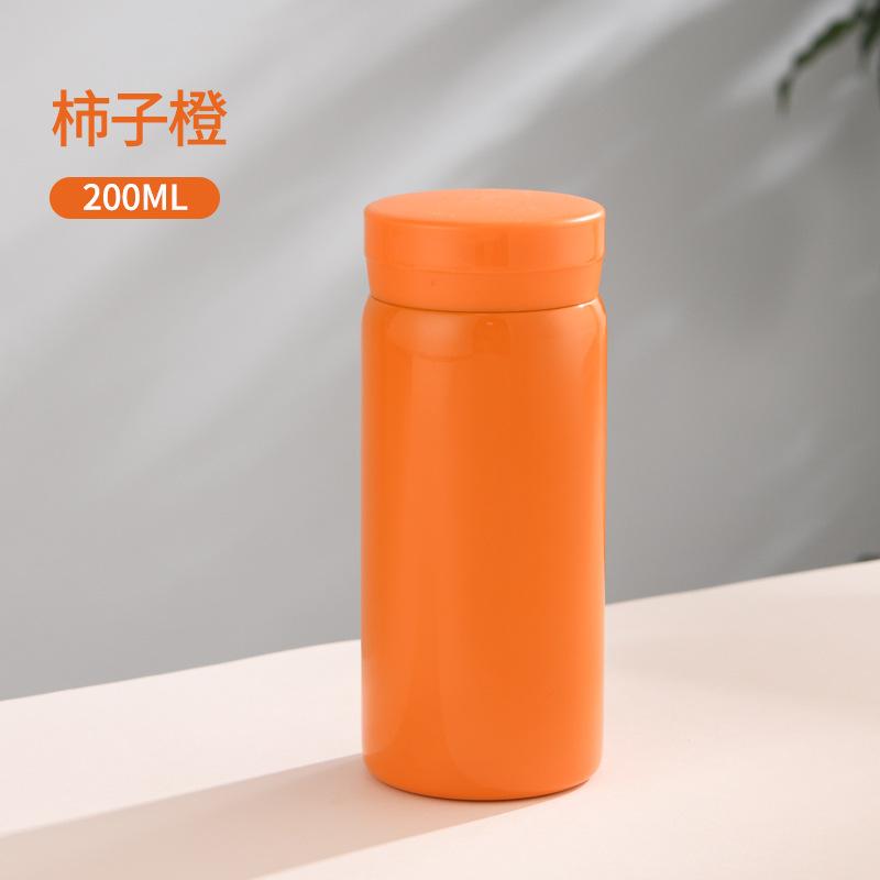 Water bottle thermos cup Stainless steel mini pocket cup Double vacuum printable logo cup