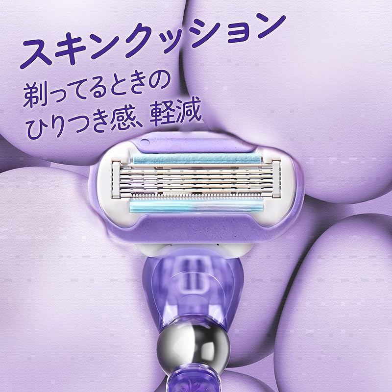 Gillette Venus Swirl Razor, for Women, with 2 Replacement Blades [FlexiBall Included]