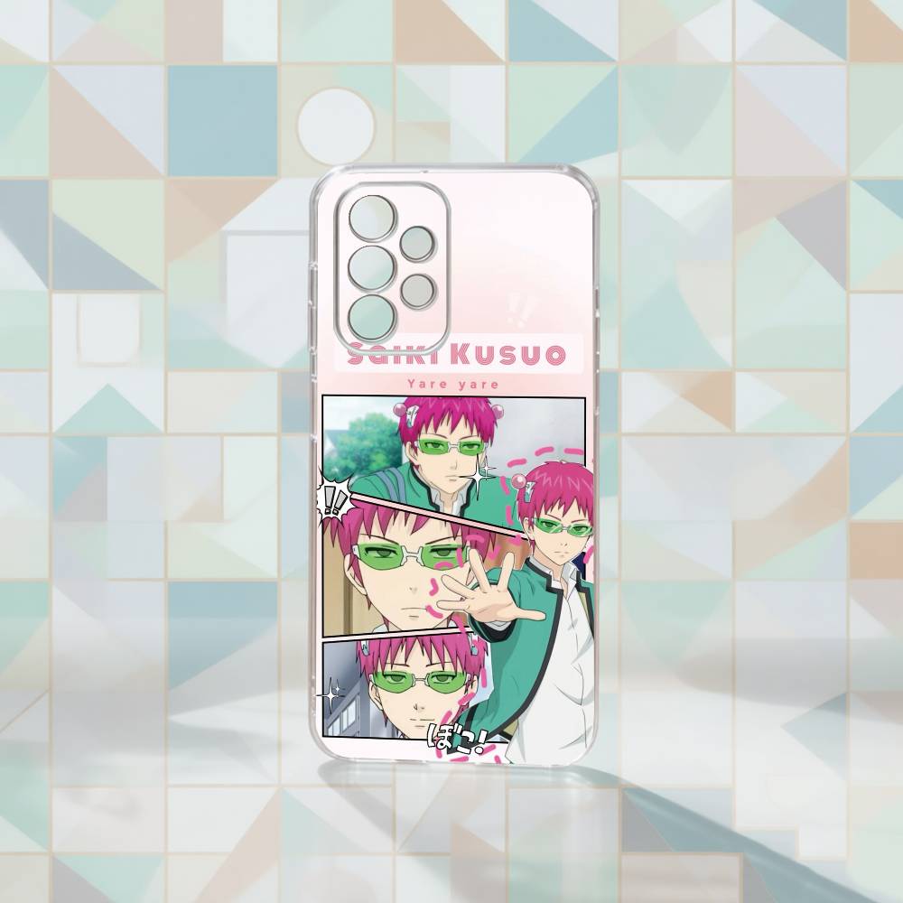 Kusuo Saiki Phone Case For Samsung S25,S24,S21,S22,S23,S30,Ultra,S20,Plus,Fe Transparent Cover