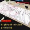 Anime Girl Kawaii Mousepad Gamer Computer Accessories Keyboard Table Mat Mouse Pad Company Gaming Laptop Desk Accessory Pc