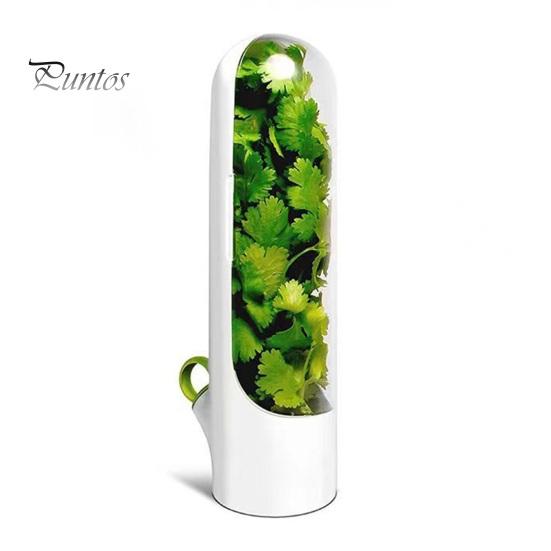 Plant Stem Hydrator Herb Saver for Refrigerator, Pods Cilantro Containers Refrigerator Side Door Storage Fresh Keeper Parsley Asparagus Kitchen