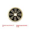 Solid Brass Chinese Feng Shui Lucky Coins With Engraved Patterns For Home Decor Collection Gifting