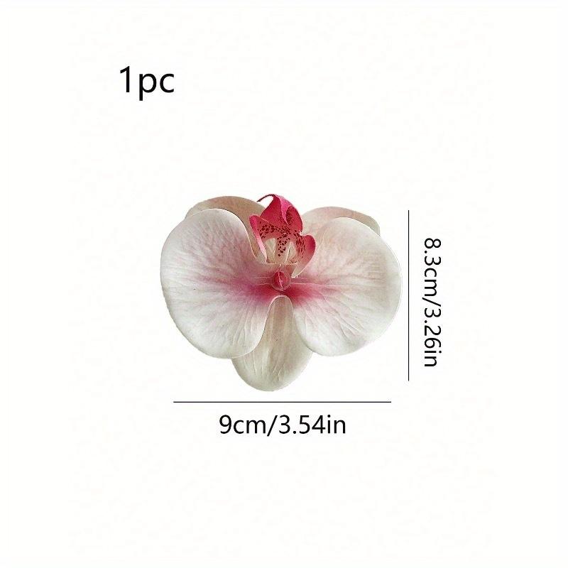 

1/3pcs Butterfly Orchid Decorative Faux Flower DIY Accessory For Hats, Shoes, Clothes, Valentine Day, Gift Gifts Birthday Graduation