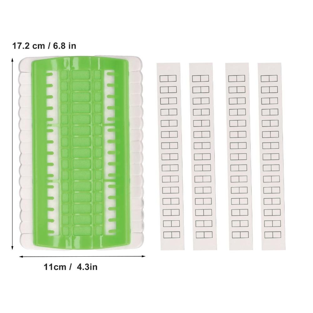 Plastic Embroidery Floss Organizer 4 Replaceable Cards Thread Holder For Embroidery Projects