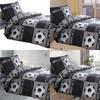 Ensemble de housse de couette imprimée Football avec impression numérique pour la décoration de la chambre d'adolescent