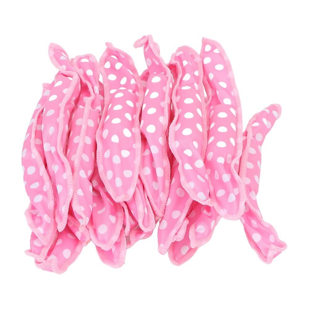 20pcs Soft Sponge Sleep Curler Rollers Soft Hair Styling Rollers  Night Sleep Use