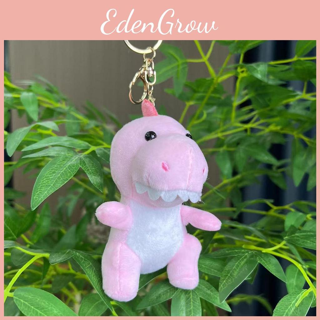 Adorable And Fun Dinosaur Plush Keychain Cute Cartoon Doll Perfect For Bags And Accessories