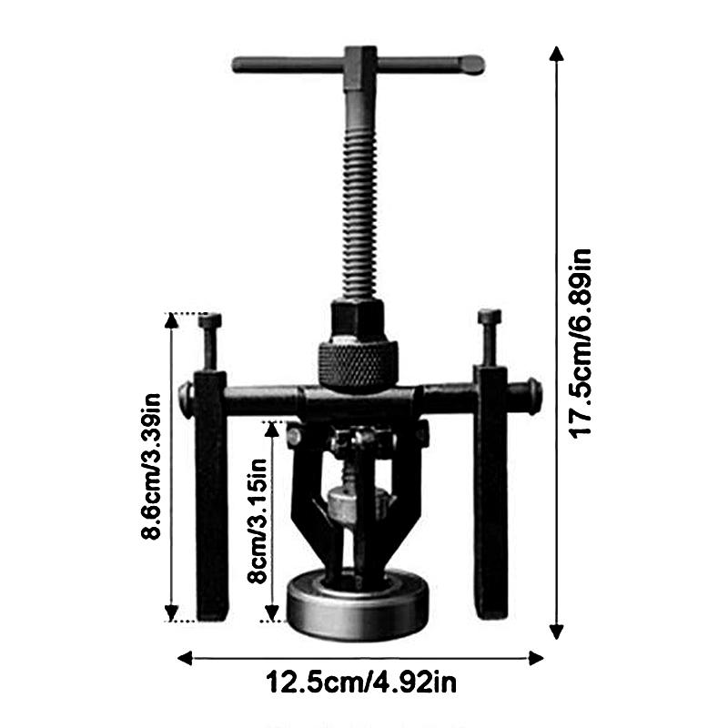 Narzędzie do ściągania łożysk 3-szczękowe Zestaw narzędzi do naprawy i demontażu samochodów Ściągacz trójramienny Oszczędzające pracę usuwanie łożysk samochodowych