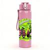 1PC Slime Covered Football Figure 750ml Color Plastic Water Bottle Leakproof Flip Straw Lid For Sports Office Home Use