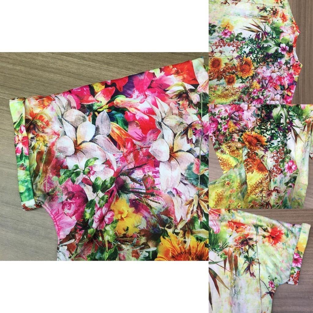 Women's Floral Print Short Sleeve Tops Featuring Soft Material For Ultimate Comfort