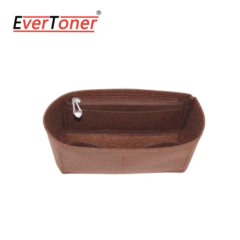 EverToner Premium Filz-Einlage für Y-S-L LE37 Eimer-Tasche Reise-tauglicher Make-up-Organizer mit Mehrfach-Taschen-Aufbewahrung