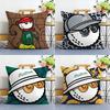 Leisure M-Malbones Golf Pillow Case Plush Fabric Soft Double Sided Print Sofa Cushion Cover Throw Pillow Covers