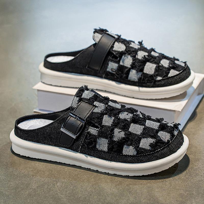 Pantofi sport pentru bărbați, vară, fără spate, pantofi casual, papuci, pantofi sport Plus Size pentru studenți, sandale supradimensionate 39-47