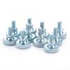 100Pcs   Step Double Handle High Head Knurled Screw M3*6