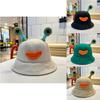 Cute Frog Eyes Glow Fisherman Hat Girls Spring Summer Sunshade Sunscreen Bucket Hat Lovely