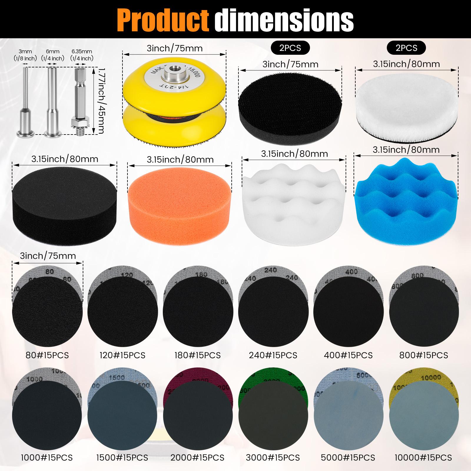 

Полировальные губки для автомобиля, набор губок, набор полировальных губок, набор полировальных машин, восковые подушечки для автомобилей, мотоциклов, транспортных средств, удаляет царапины