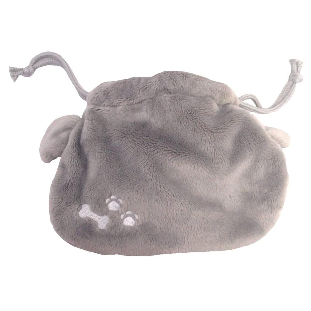 NICI Schnauzer Figure Face Pouch, Made In Germany, Plush Toy, Gift, Face Pouch, Drawstring, Schnauzer, Dog, Pet, 3090464