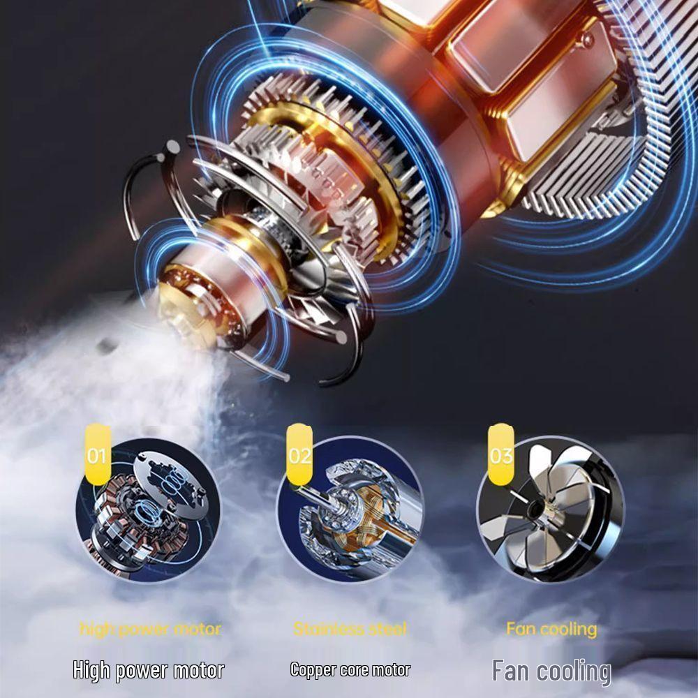 High Suction Dual-Use Vacuum for Home Renovation, Car Wash & Grout Cleaning