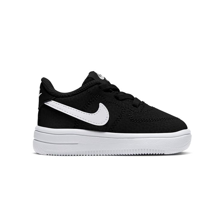 New Nike Air Force 1 18 Low Top Skateboard Shoes Black White Infant And Toddler 905220-002
