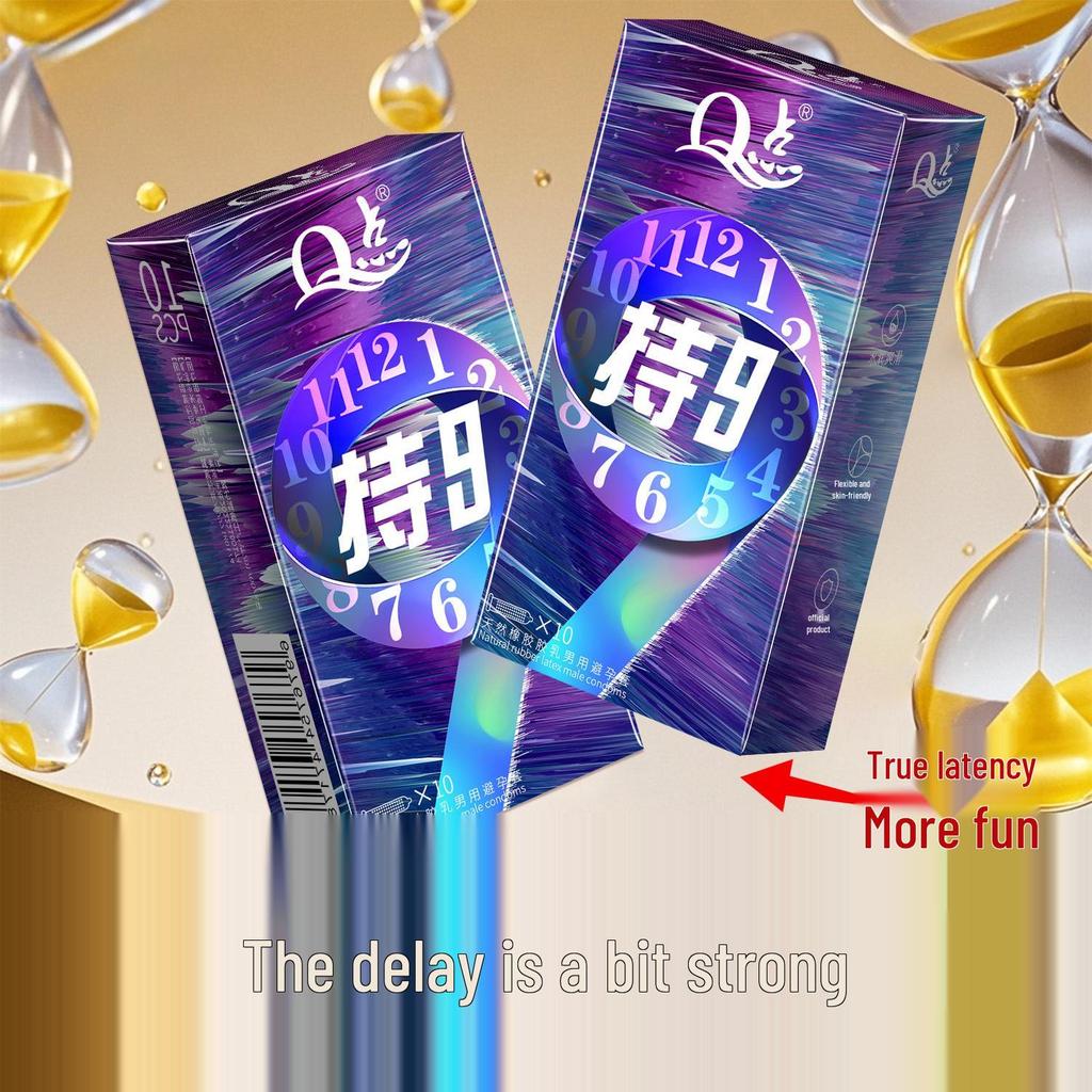 Q Point Ultra-Thin Stimulating Condoms with Clitoral Wolf Tooth Texture - Long-Lasting Safety for Couples.