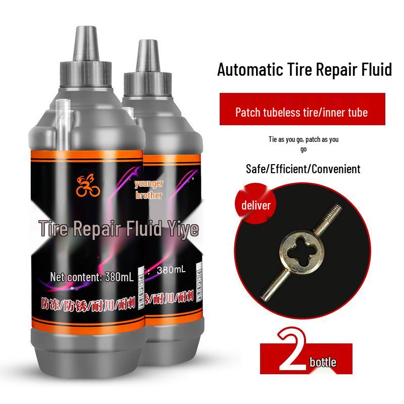 Tubeless Tire Repair Liquid for Cars & Motorcycles - Quick, Non-Destructive Fix