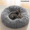 Lit pour animal domestique - InnovaGoods - Bepess - Ø 60 cm - Antistress - Gris
