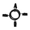 48PCS Curtain Ring with Clip, Curtain Clip with Loop, Hook Curtain Ring 1.26" Inner Diameter, Fits 1" (approx. 2.5 Cm) Curtain Rod