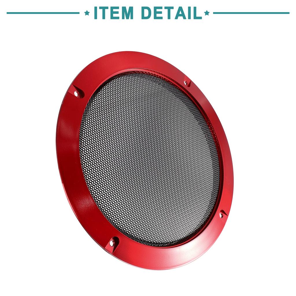 ACROPIX Speaker Cover 16cm Red 1PC