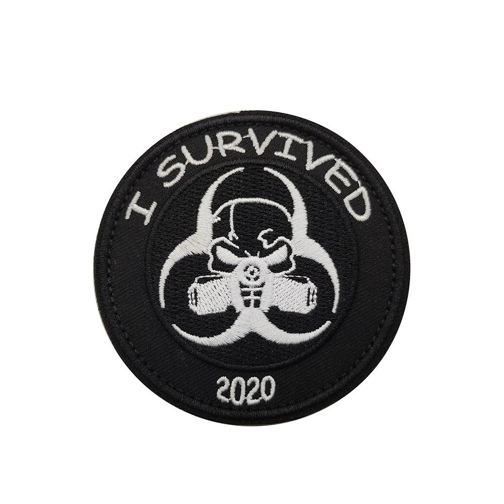 Biohazard Embroidered Velcro Patch With Nylon Polyester Material For Cosplay And Costume Accessories