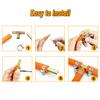 4/5/6/8/10/12/14/19mm Hose Barb Tail Tee 3 Ways Reudcing Brass Pipe Fitting Splitter Coupler Adapter Connector Water Gas Oil
