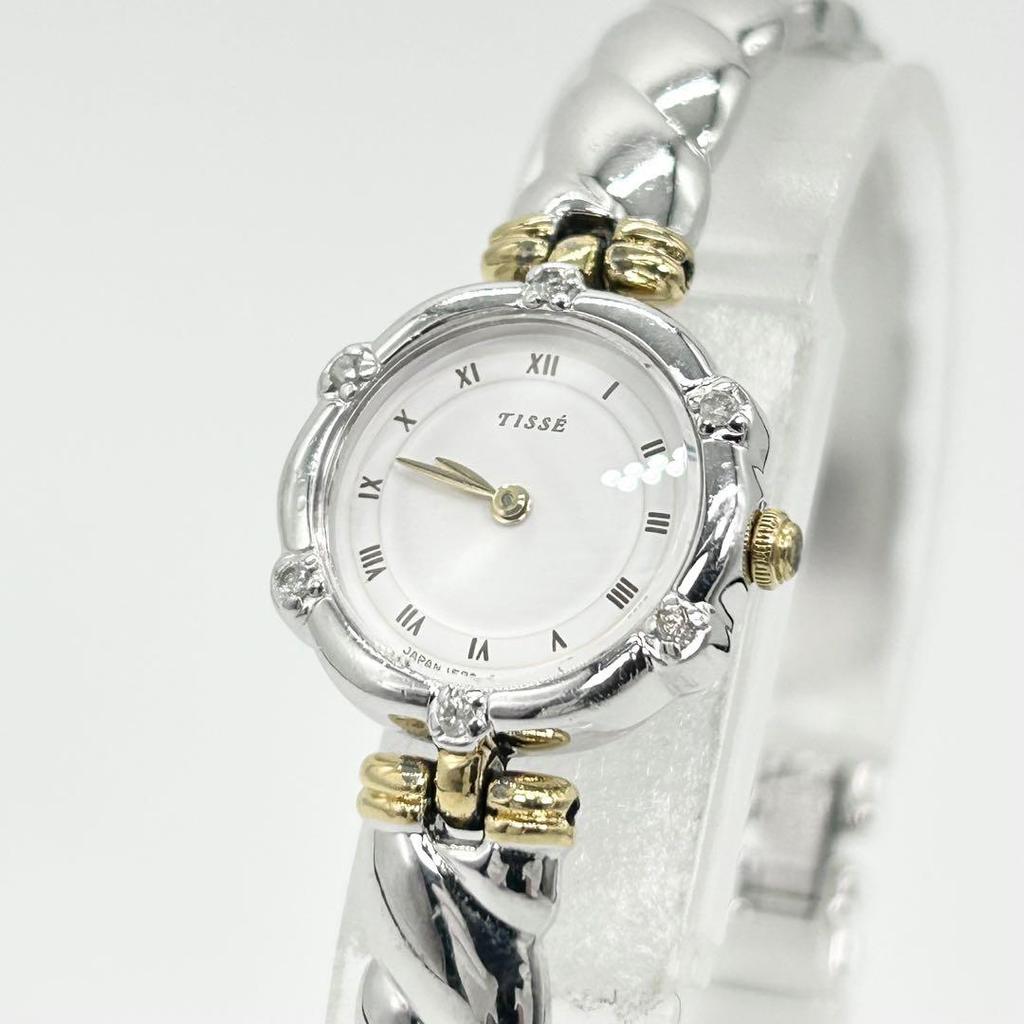 [USED] SEIKO TISSE 6P Diamond Quartz Wristwatch