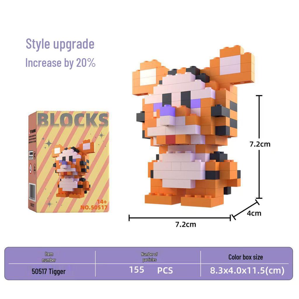 Children's 3D Puzzle Building Blocks - Compatible with Lego, Educational Toys for Girls