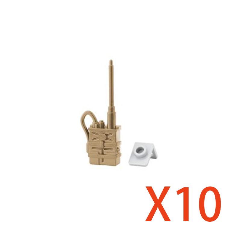 Military Building Accessories Mini Brick Camouflage   Hat Tactical Helmet Peaked Cap Backpack Radio Toy Gift DIY K040