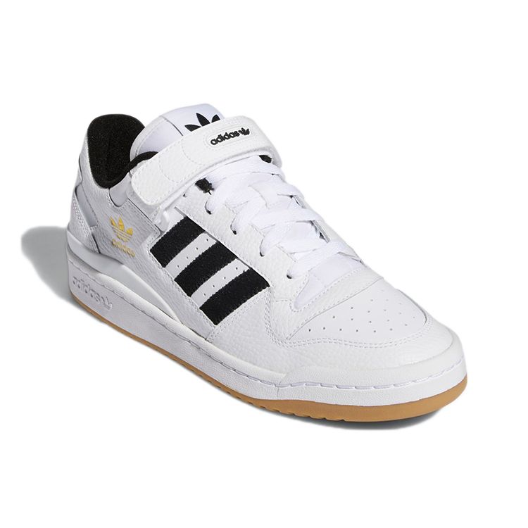 Adidas Forum Low White Black Unisex Sneakers Cloud-White Core-Black Gum H01924