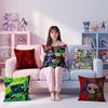 Cartoon Pillow Case Fashion Square Pillowcase Bedroom Sofa Room Ins Decoration Leisure Anime DDandys WWorld