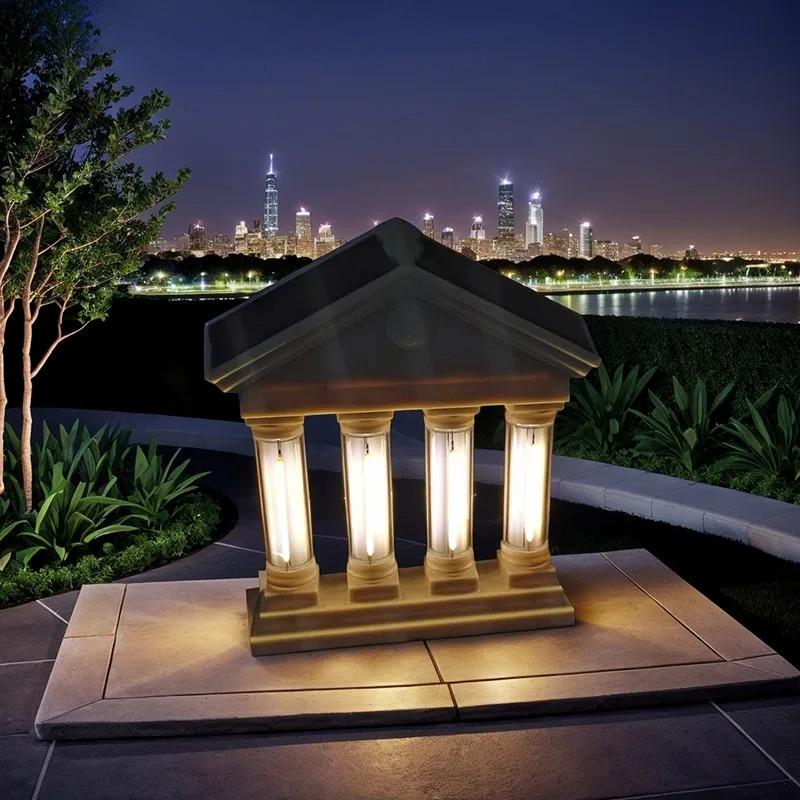Super Bright Waterproof Outdoor Solar Lights LED Wall Lights for Courtyard Villas Gardens
