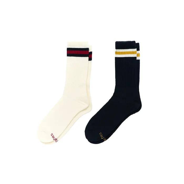 Full Length Socks 2P Multi