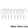 Coated Ceiling Hanger Hardware Tool Dipping Cup Hooks Kitchen Loop Peg Mug Shouldered Screws