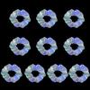 20pcs Light Up Hairband LED Glowing Scrunchy Girl Women Hair Tie Birthday Wedding Party Favors Supplies Hair Accessories