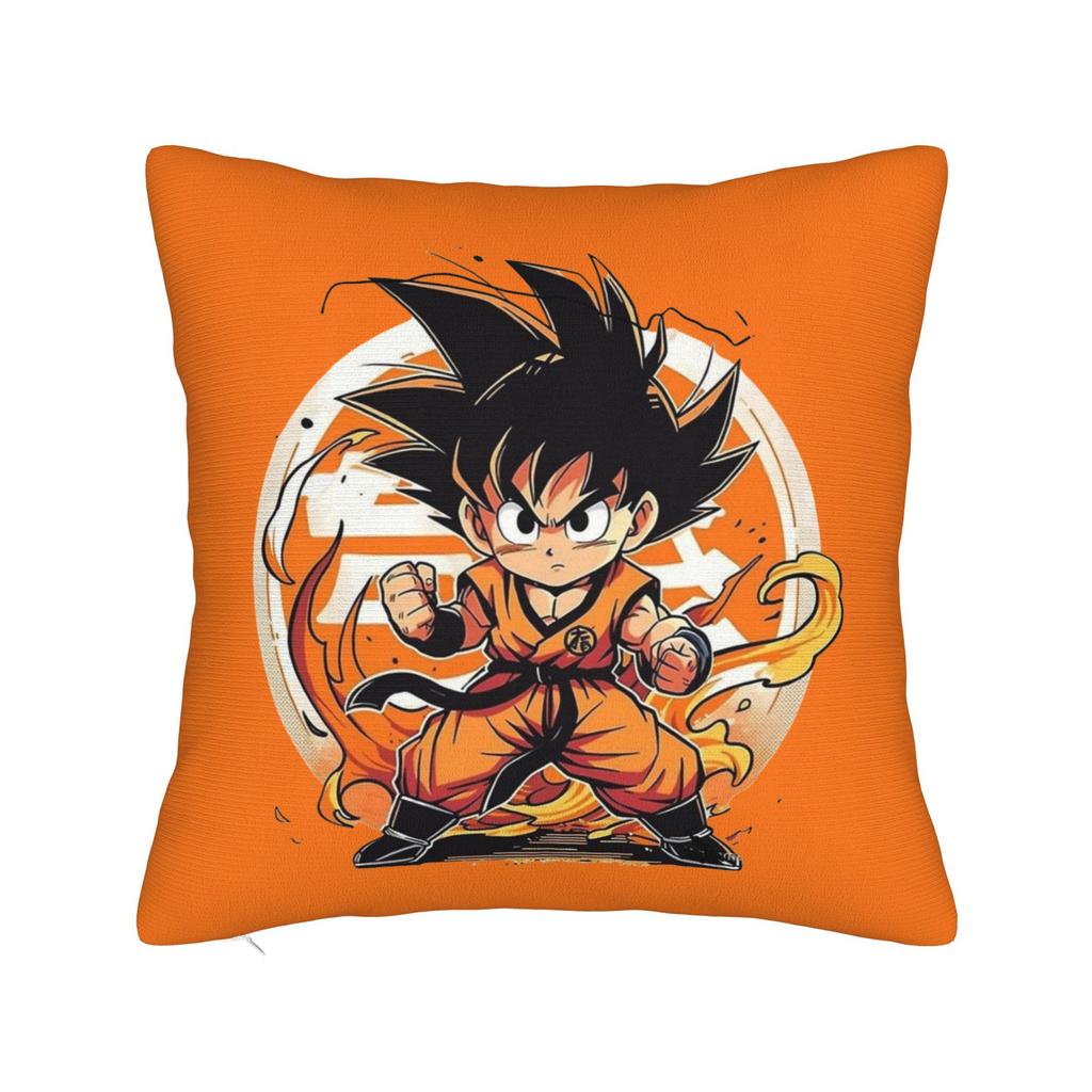 Little Demon King Square Pillow Covers Polyester Couch Dbz Cushion Case Cute Decor Throw Pillow Case 45*45