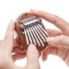 Mini Kalimba 8 Key Thumb Piano 1 Pack Water Drop Style Cute Instrument Portable Exquisite Gift Set for Kids