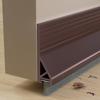 Self Adhesive Door Bottom Seal Strip Brush Strip Design Windproof Dustproof Soundproof Insect Proof Seal Strip Home Door Seal