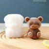 Bear Shape Cube Machine Chocolate Cake Mold Ice Cream Diy Whiskey Cocktail Cold Drink Silicone Molds Household Accessories Tools