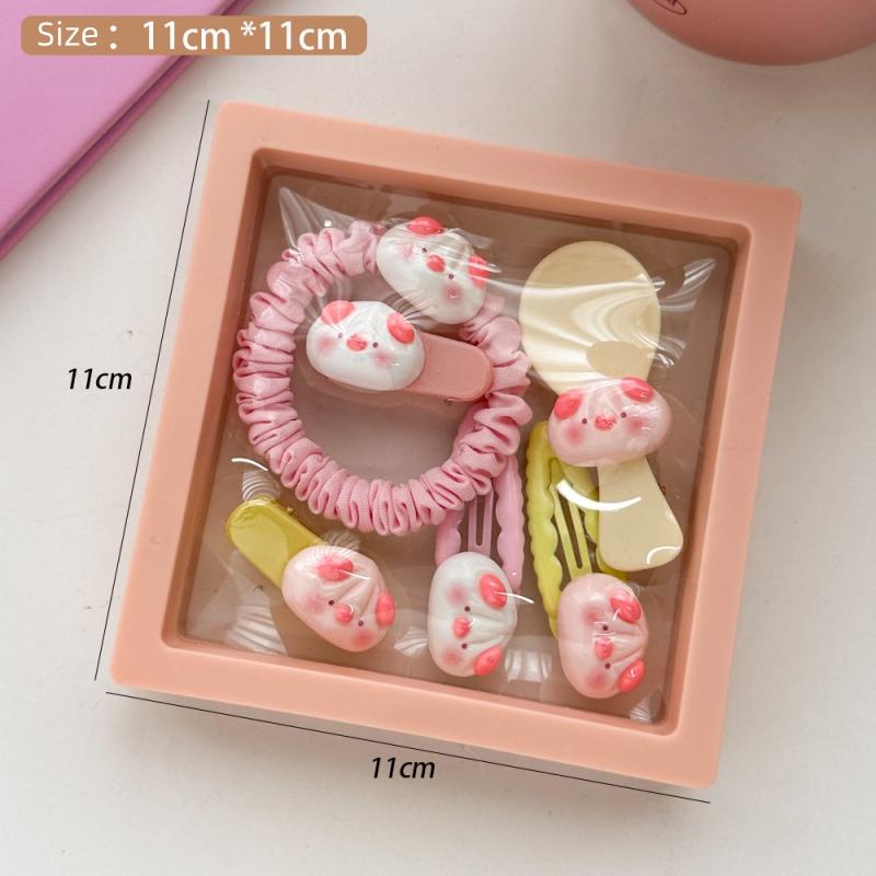 Cute Hair Clip Cartoon Hair Pin Bangs Side Clip Woman Kids Headwear Barrette Hair Accessories Gift Box