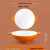Melamine Double-Ear Bowl for Spicy Hot Pot & Ramen - Large Imitation Porcelain Tableware