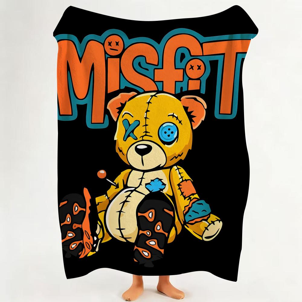 Drama M Misfits H Hot Throw Flannel Throw Blanket Suitable for Sofa Living Room Bedroom 75cmx90cm